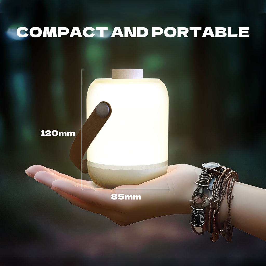 LED Camping Light, Night Light Portable, USB Rechargeable, Outdoor Emergency Light Source, Flashlights Lanterns for Hiking and Camping，Rotary Switch＆Long Term Continuous Travel or Use