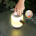 LED Camping Light, Night Light Portable, USB Rechargeable, Outdoor Emergency Light Source, Flashlights Lanterns for Hiking and Camping，Rotary Switch＆Long Term Continuous Travel or Use