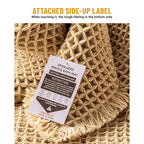 Waffle Bath Mat Set with Non-Slip Backing, 2 Count(20"×47" and 16"×24")