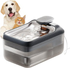 Automatic Pet Water Fountain 4.5L Large Capacity Stainless Steel Drink Tray Cat Water Dispenser Ultra-Quiet Pump Multi-Filtration System for Cats, Dogs, Multiple Pets S7 Lite Grey